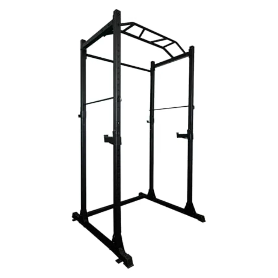 

Клетка Power Rack, вместимость 1200 фунтов, сверхмощная стальная рама, станция для тренировок в домашнем спортзале с крючками, защитные планки для шинки