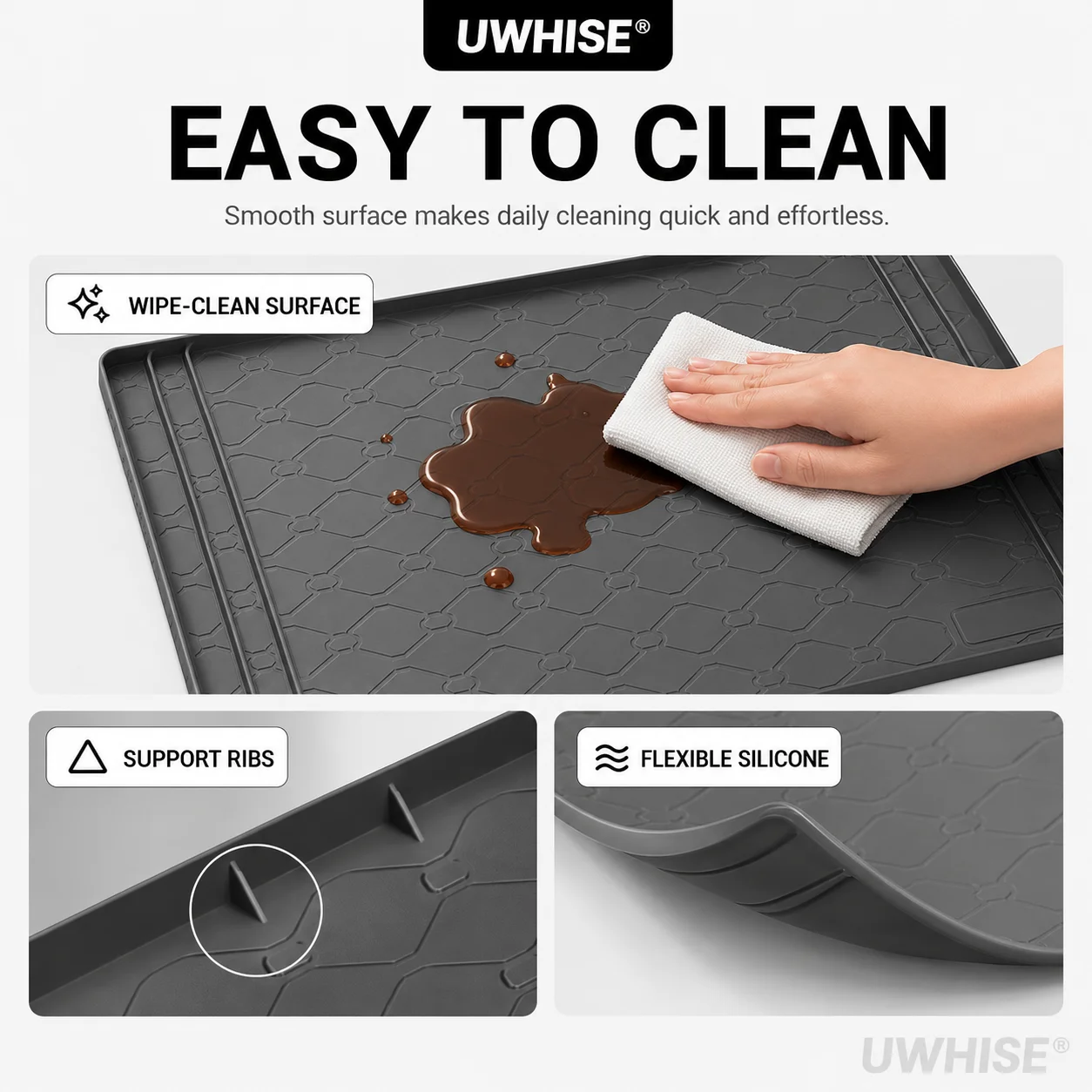 Uwhise Tapis Extra Large Sous - Coffee Equipment Tray avis et prix