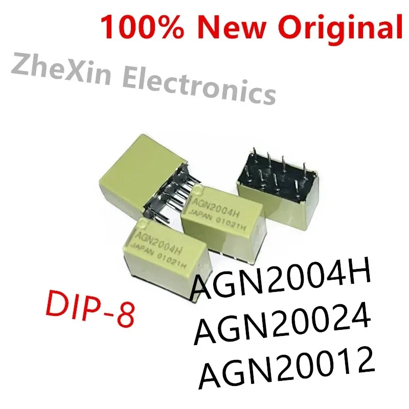 5-10PCS/Lot   AGN20012 、AGN20024 、AGN2004H  DIP-8  New Original Signal Relay 1A DPDT