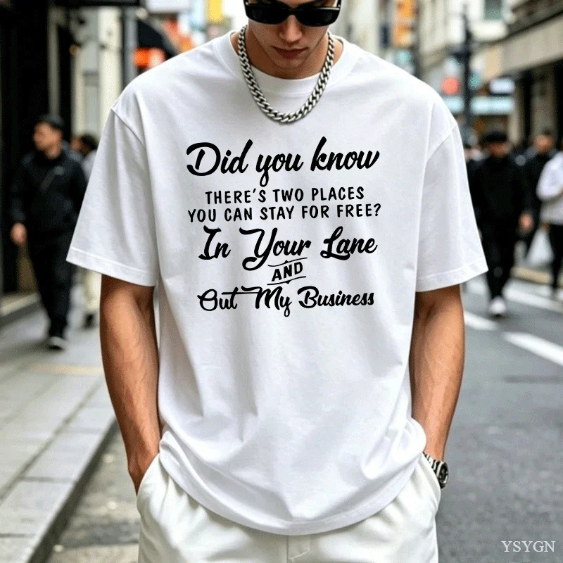 Did You Know Graphic Tee Soft Crew Neck Short Sleeve Relaxed Fit T-shirt Casual Men Womens Clothing for Daily Wear Streetwear