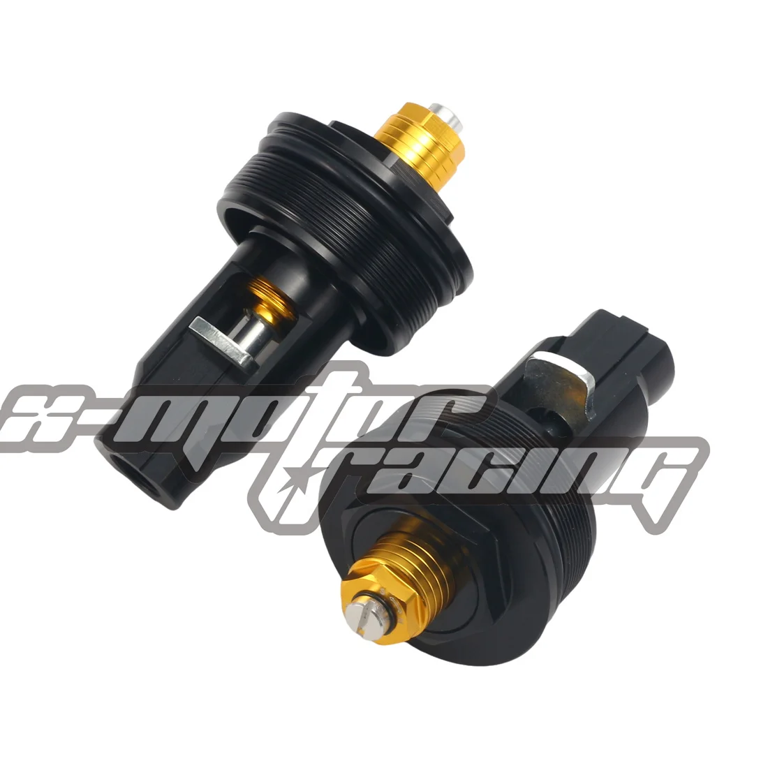 Front Tube Preload Fork Caps Covers Bolts Adjust For SUZUKI GSXR1000 GSX-R1000 2001-2002 51351-40F00-000
