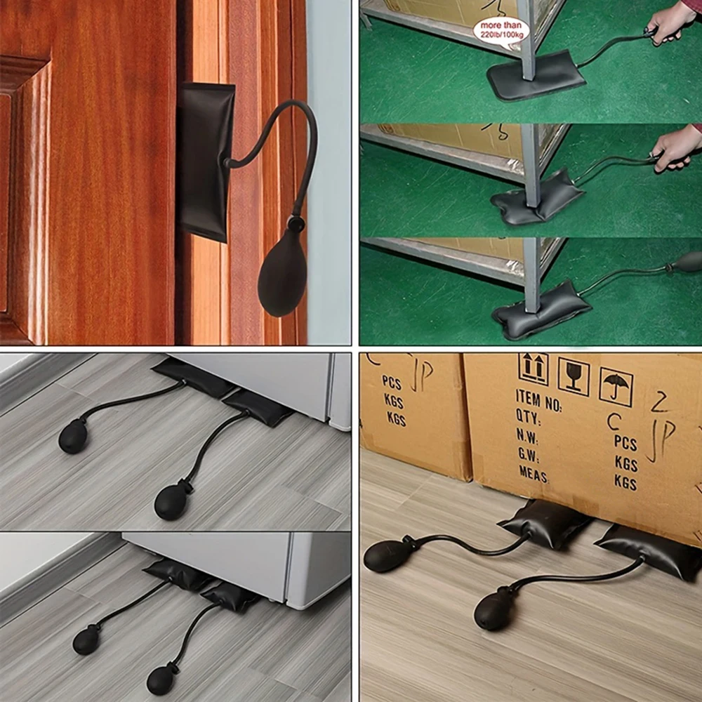 مضخة هواء أسافين وسادة هوائية قابلة للنفخ لباب النوافذ سيارة تركيب قوي محاذاة أداة إصلاح تركيب نافذة الباب