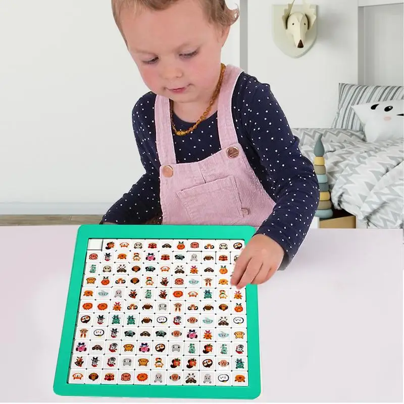 Gioco di carte abbinato per bambini con motivi ricchi puzzle divertenti per bambini abilità motorie fini giocattoli Montessori giochi da tavolo per bambini