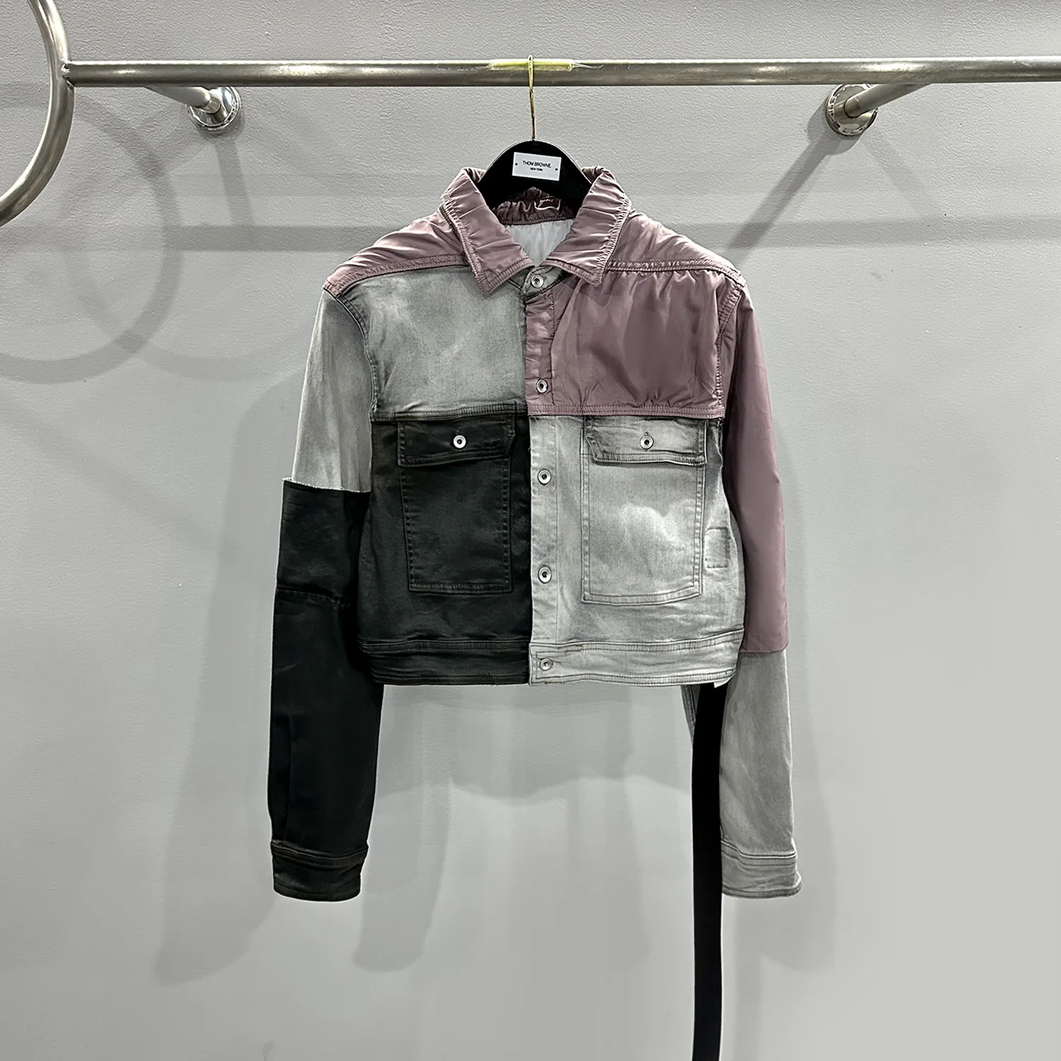 

Женская куртка из денима с восковым покрытием WY996, 2024