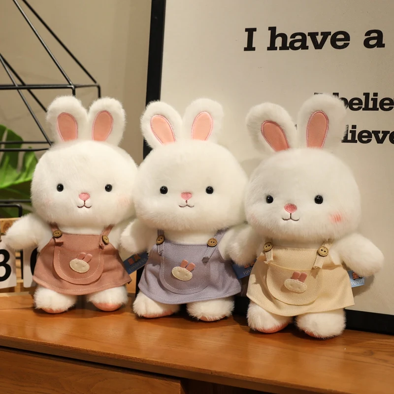 

Cartoon Small Animals Plush Toys Rabbit Dog Cat Soft Stuffed Toys Dolls Girls Boys Table Companion Plush Toys Birthday Gift Toy