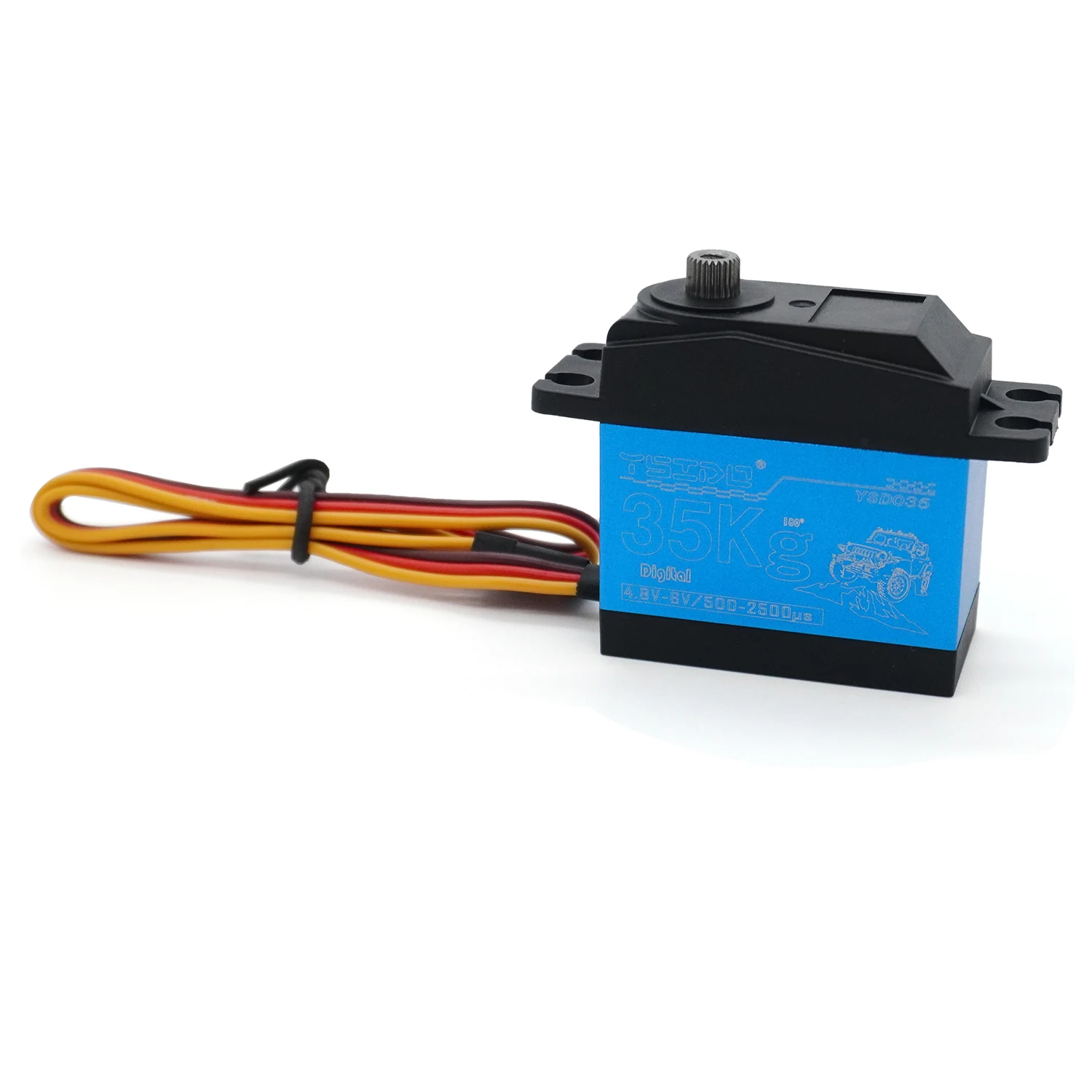 Ysido Digital Servo 25kg 35kg großes Drehmoment wasserdichte Servos für RC Auto Boot Crawler Scx10 LKW Roboter Upgrade Teile