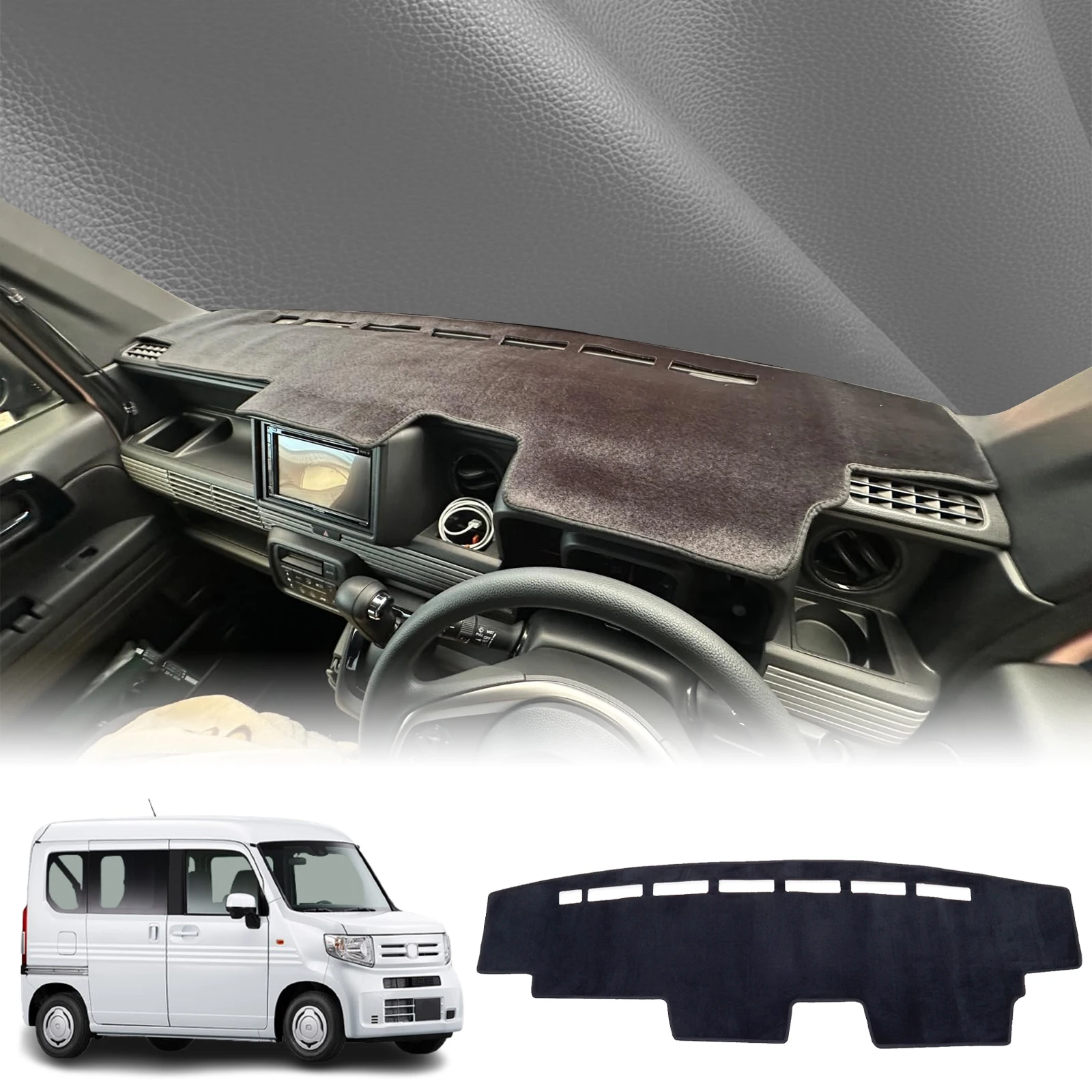 

fit for Honda N-VAN NVAN 2018-2025 JJ1 JJ2 RHD Car Dashmat Dashboard Cover Pad DashMat Sunshade Protective Carpet Accessories