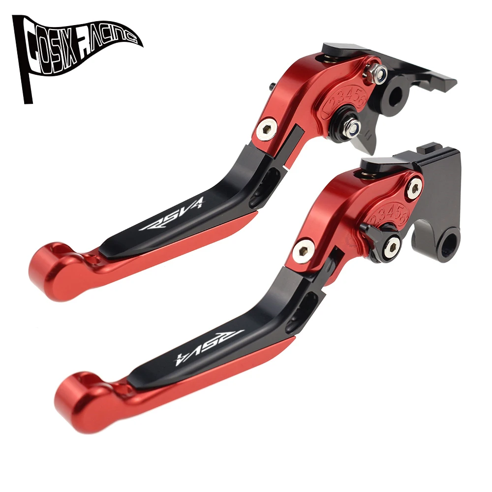 

Fit RSV 4 FACTORY RSV4-R RSV4-RR RSV4 RF Motorcycle CNC Accessories Folding Extendable Brake Clutch Levers Adjustable Handle Set