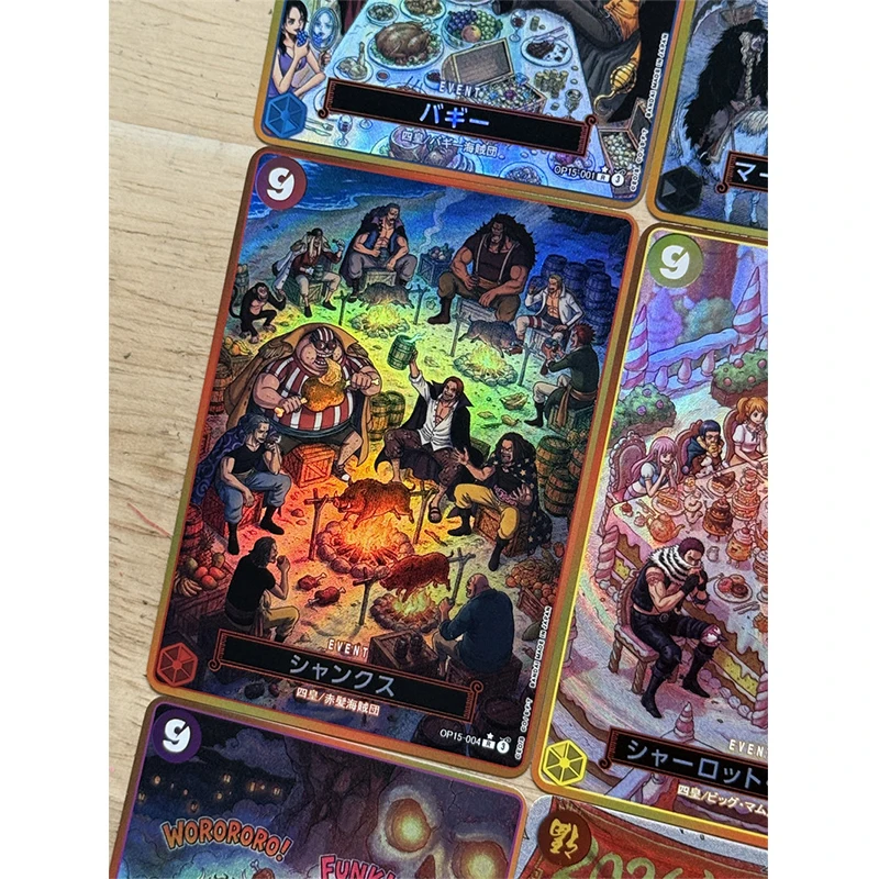 Anime One Piece Diy Flash Cards Hancock Nami Robin Uta Yamato Vivi Reiju Bonney Rebecca Luffy Zoro Sanji Brook Collection Cards view 3
