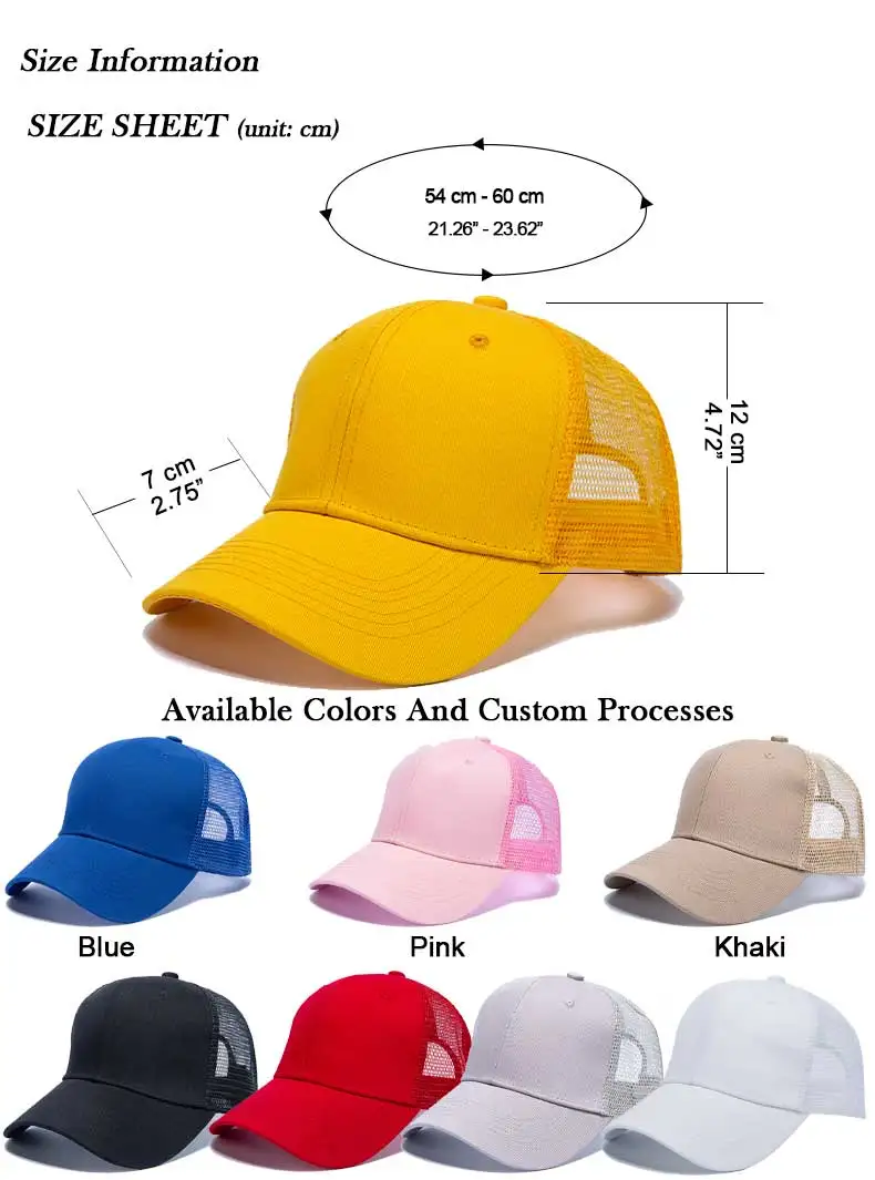 Großhandel Baseballkappen für Herren, Freizeitkappen für Damen, Mesh-Hüte, Unisex-Hüte, Hüte mit individuellem Logo, bestickte Hüte – Detail 1