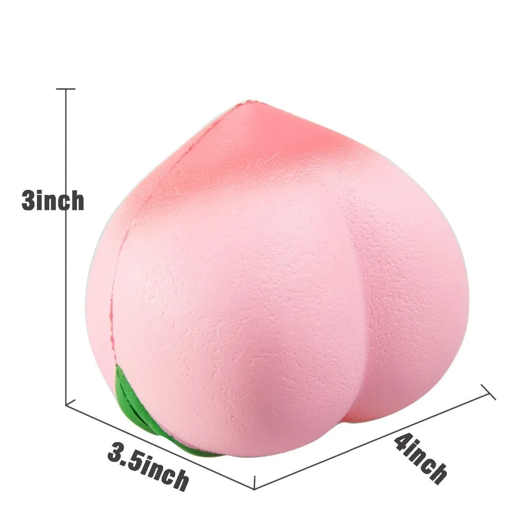 Squishy Peach Antistress Funny Gadget Ball Squeese Slow Rising Stress Reliever kawai SimulationVenting Fruit Kids Adult Toys