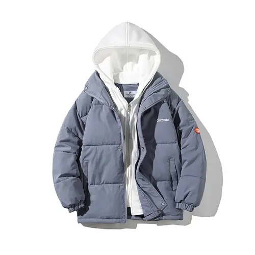 Women's Winter Oversize Jacket Down Cotton Padded Coat Female Loose Casual Overcoat Female Fashion Men Hooded Short Parkas - Image 5