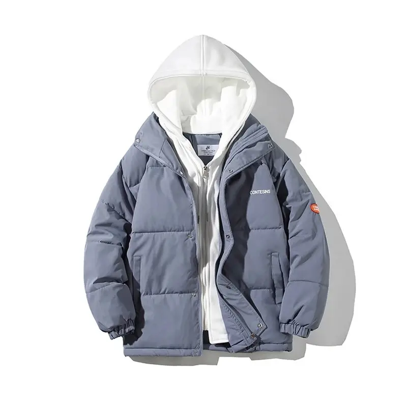 Women's Winter Oversize Jacket Down Cotton Padded Coat Female Loose Casual Overcoat Female Fashion Men Hooded Short Parkas - Image 5