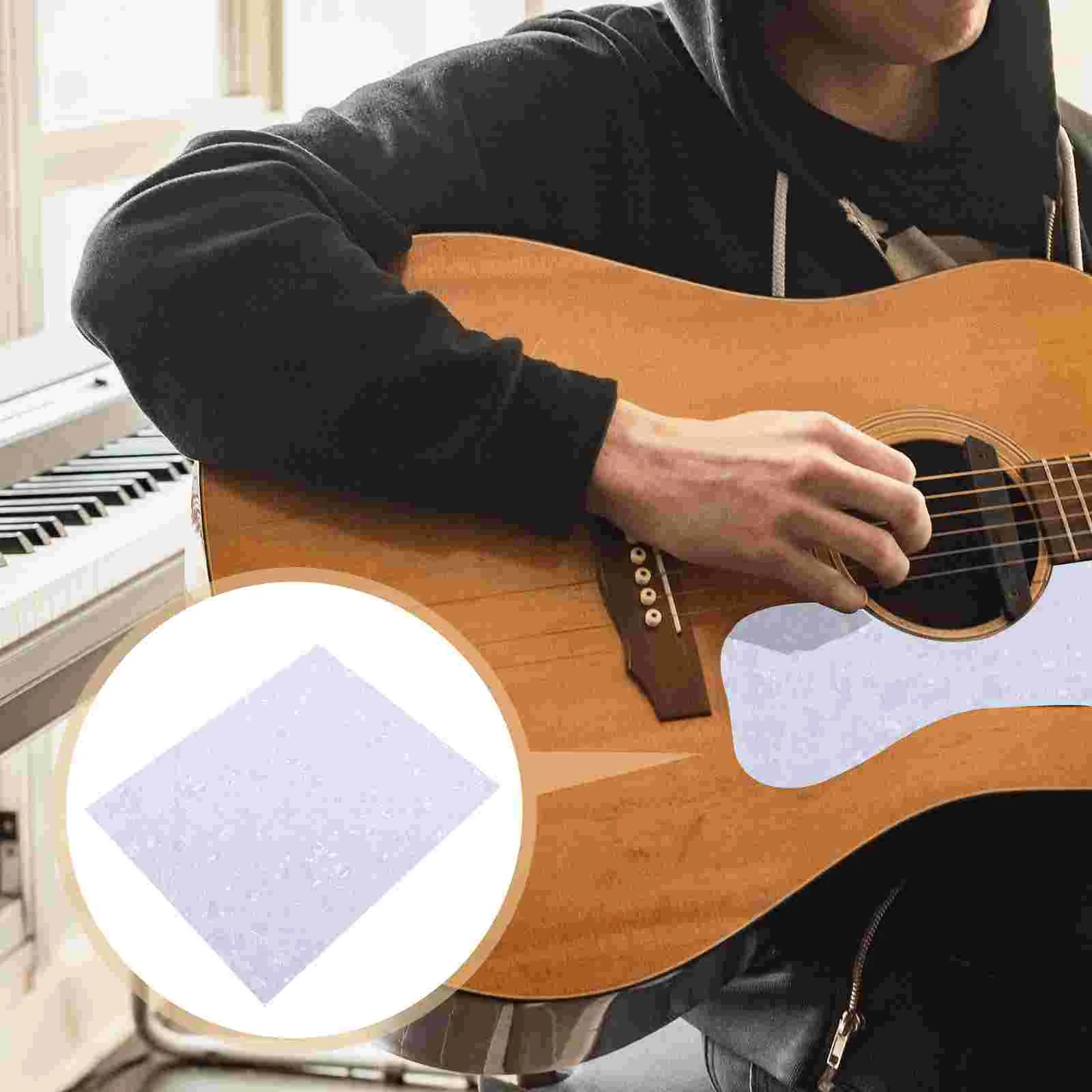 Acoustic Guitar Pickguard Stickers Electric Protector Celluloid (partial Material Is PVC) Picks Anti Scratch Guitars