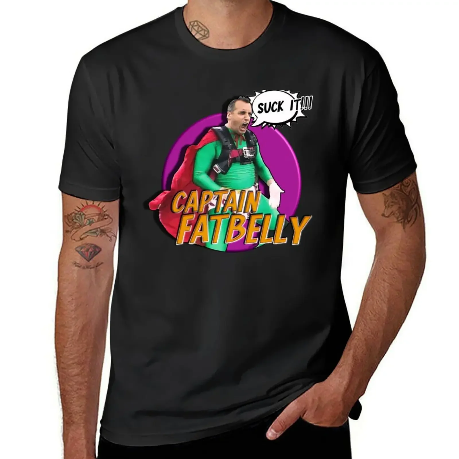 Impractical Jokers - Captain Fatbelly - Joe Gatto T-Shirt new edition kawaii clothes sports fans T-shirts for men cotton