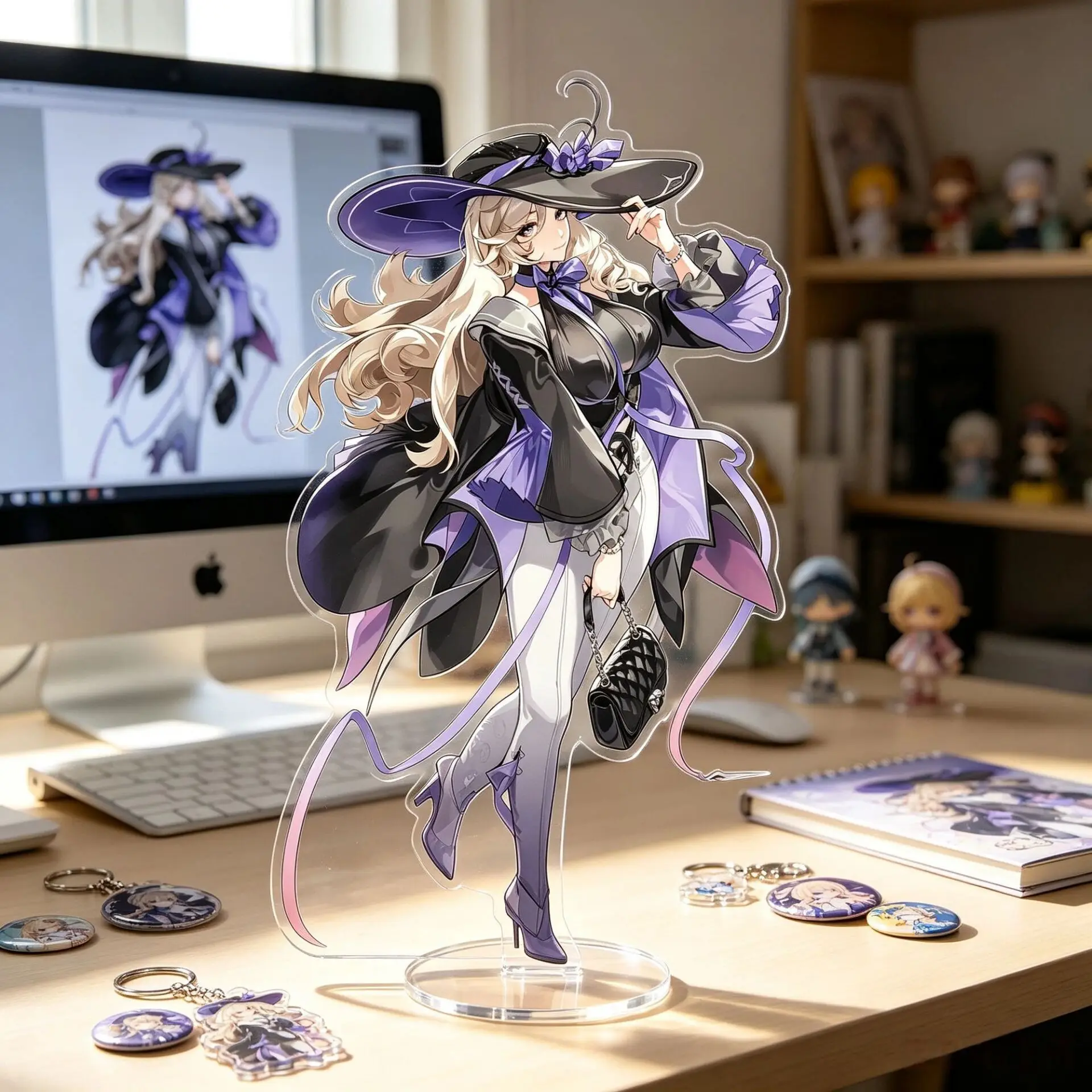 Anime 10cm Acrylic Stand Figure Neverness to Everness Model Plate Cosplay Collection Desktop Decor Gifts XYZ