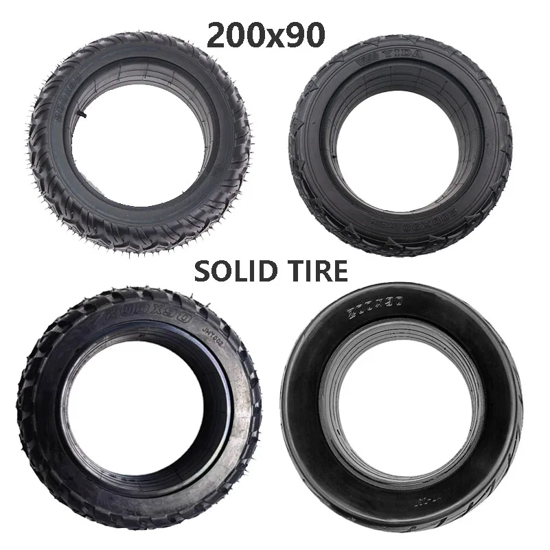 

200x90 Tubeless Tire Solid 8 Inch For Folding Electric Scooter Pocket Bike Accessories