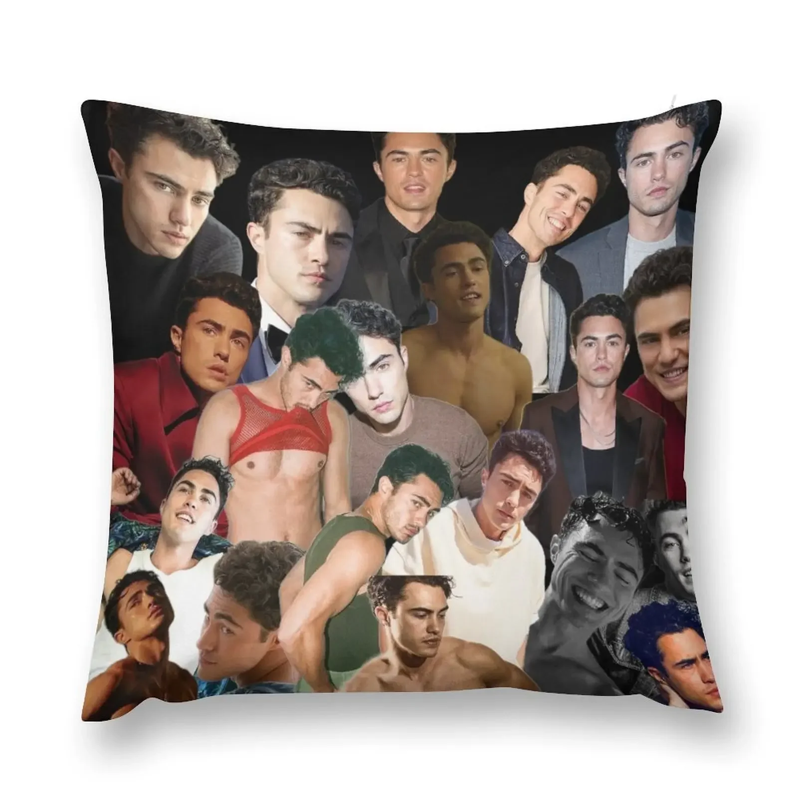 darren barnet photo collage Throw Pillow home decor items Couch Cushions pillow