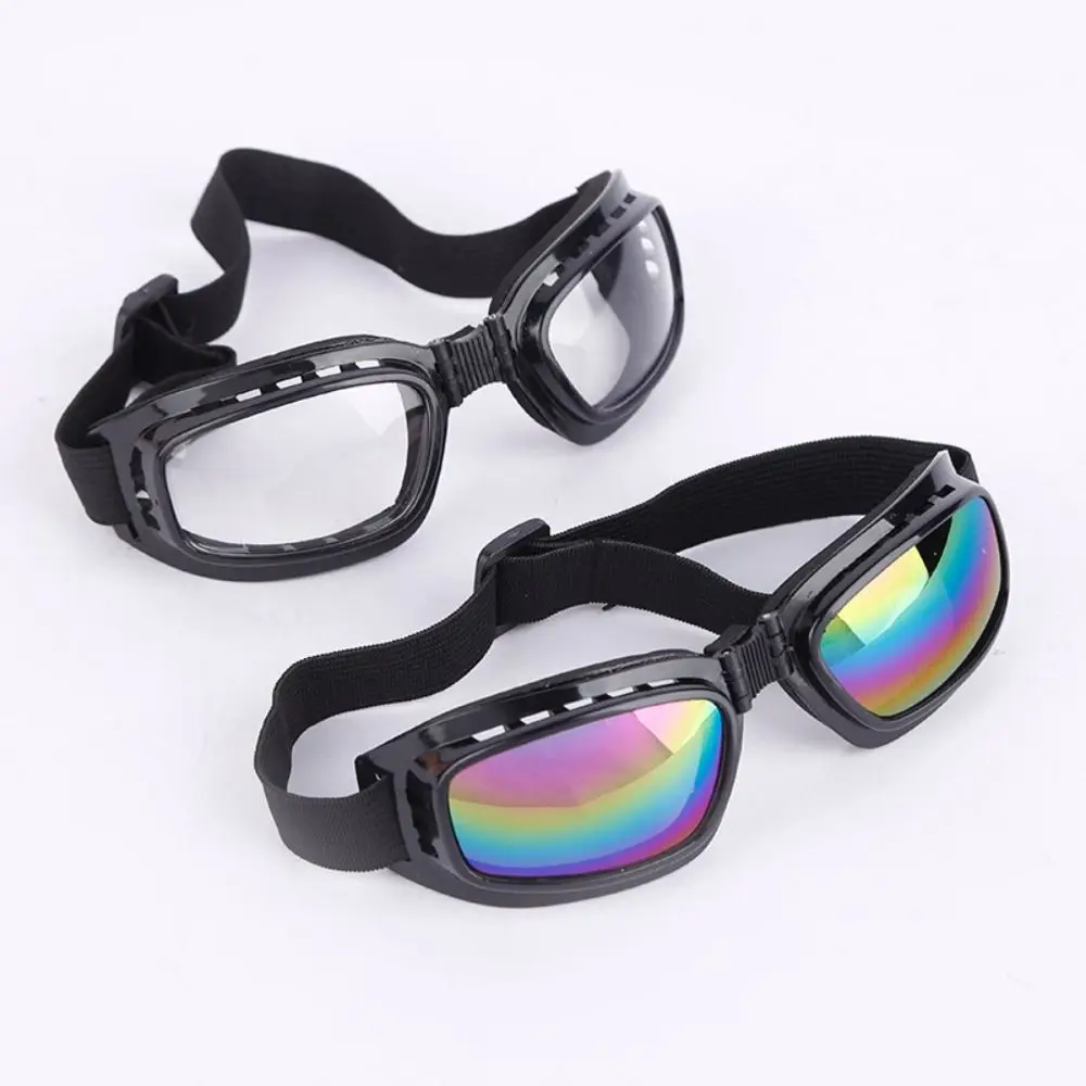 Windproof Cycling Glasses Foldable Vintage Snowboard Goggles Dustproof UV Protection Motorcycle Glasses Motorcycle