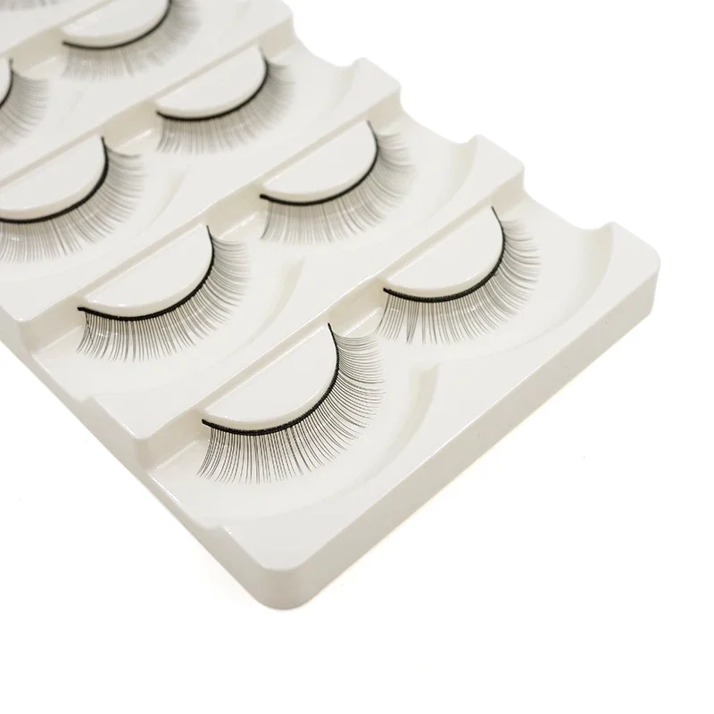 5 Pairs/Set False Eyelashes Handmade Training Lashes For Beginners Teaching Lashes Eye Extension Tools Practice