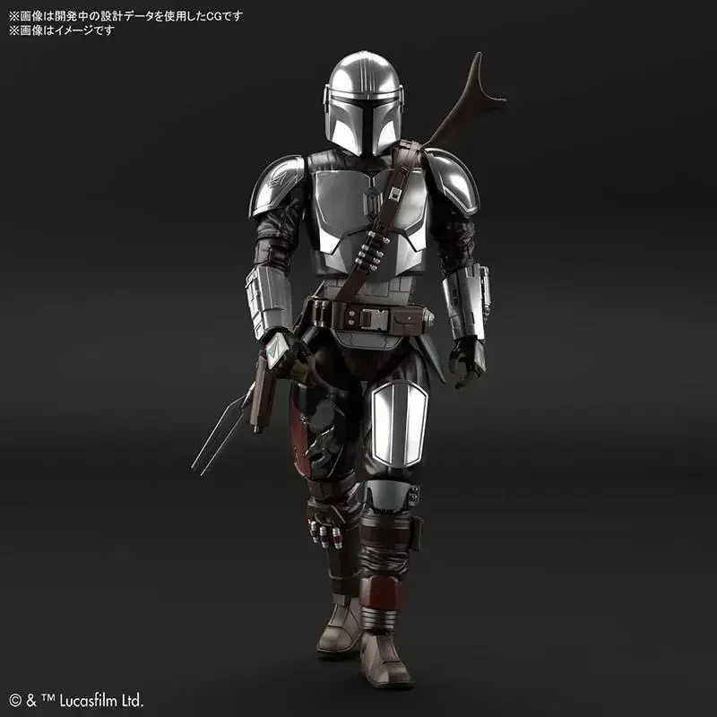 Bandai Star Wars Anime Boba Fett  Clone Trooper Action Figures The Mandalorian 1/12 Plastic Model Kit Death Trooper In Stock