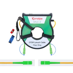 Mini KomShine SM OTDR Launch Cable Ring Singlemode G652D Fiber Rings for 200m, OTDR Dead Zone Eliminator, OTDR Launch Cable Box
