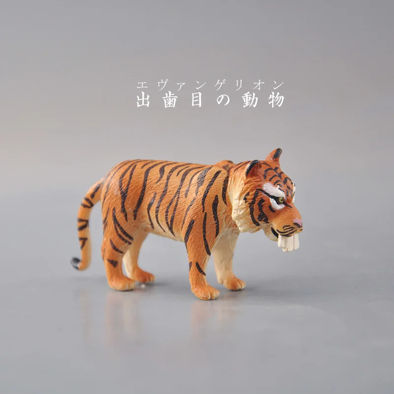 T-ARTS Gacha Funny Buck Teeth Wild Animals Figure Gagtooth Tiger Monkey Frog Mandrill Snake Model Ornaments Gashapon Capsule Toy