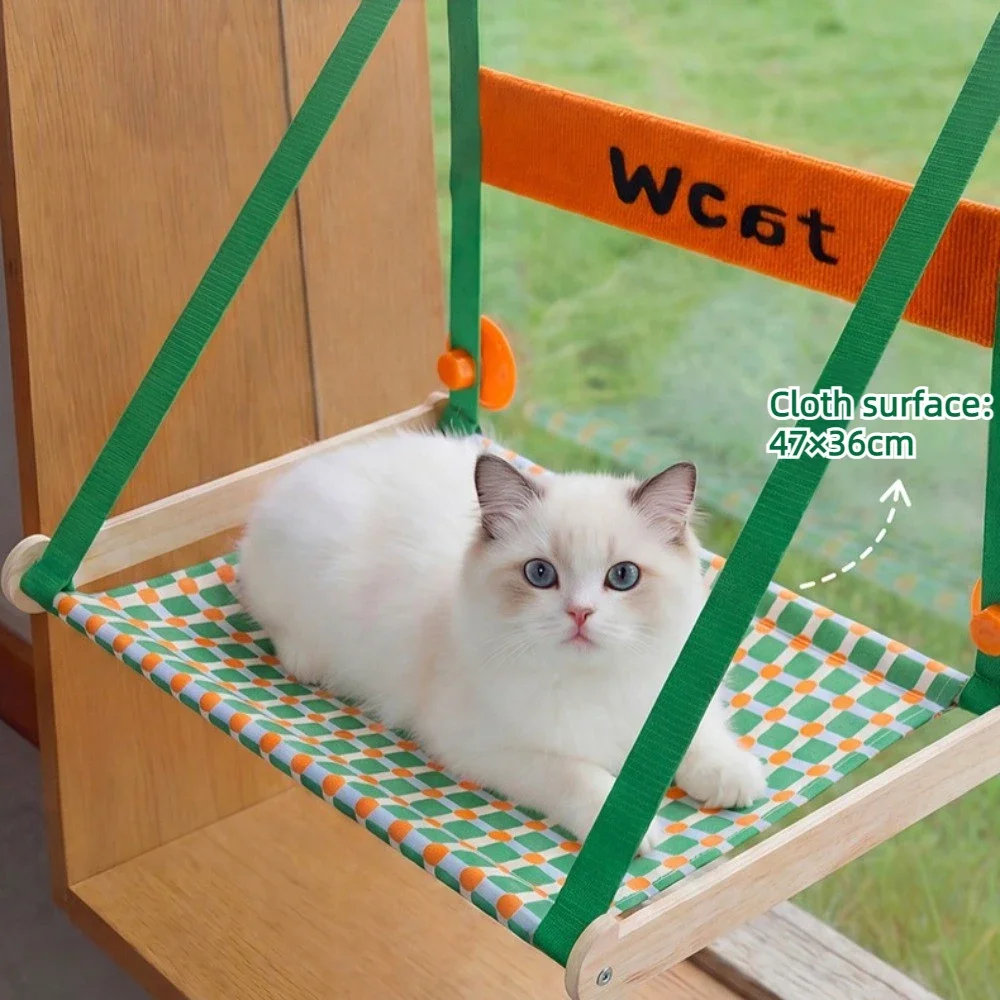 Cat Window Hammock Cat Accessories Solid and Durable Hanging Hammock for Cats Bed Breathable Wear-resistant Pet Products