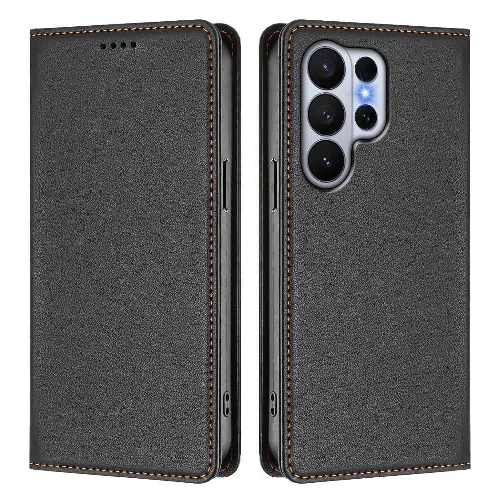 Anti-theft Leather Case for Samsung Galaxy S26 Ultra 5G Luxury Cover Magnetic Wallet Etui Samsung S26 Plus S 26 Edge Pro Fundas