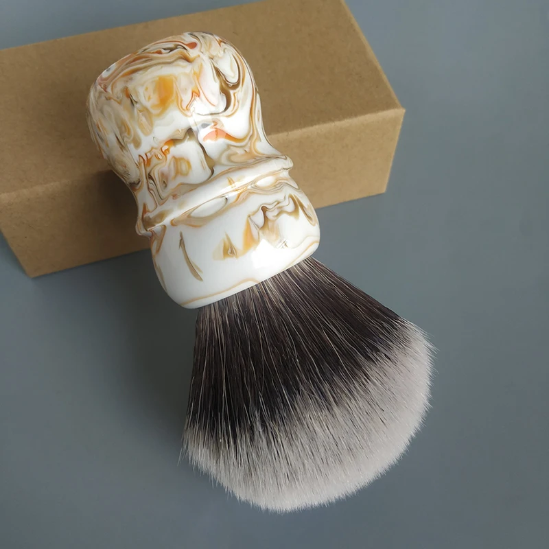 Dscosmetic 30mm Coffee G7 synthetic hair shaving brush for man shaving brush