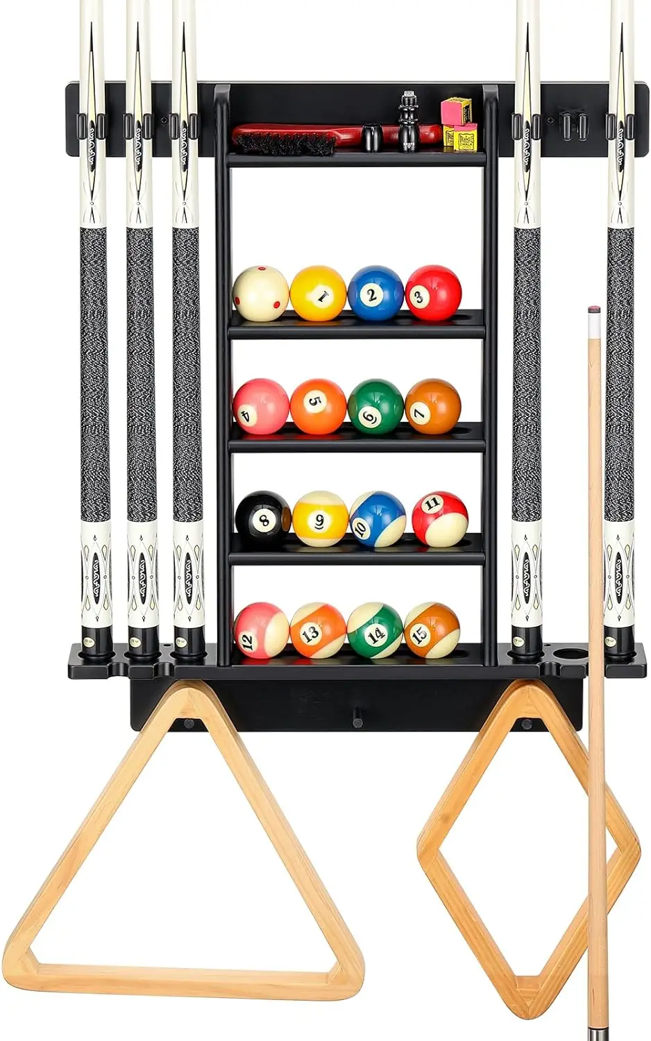 pool-stick-holder-wall-mount-acessorios-de-bilhar-detem-6-pistas-e-mesa-de-bilhar-chalk-equipment