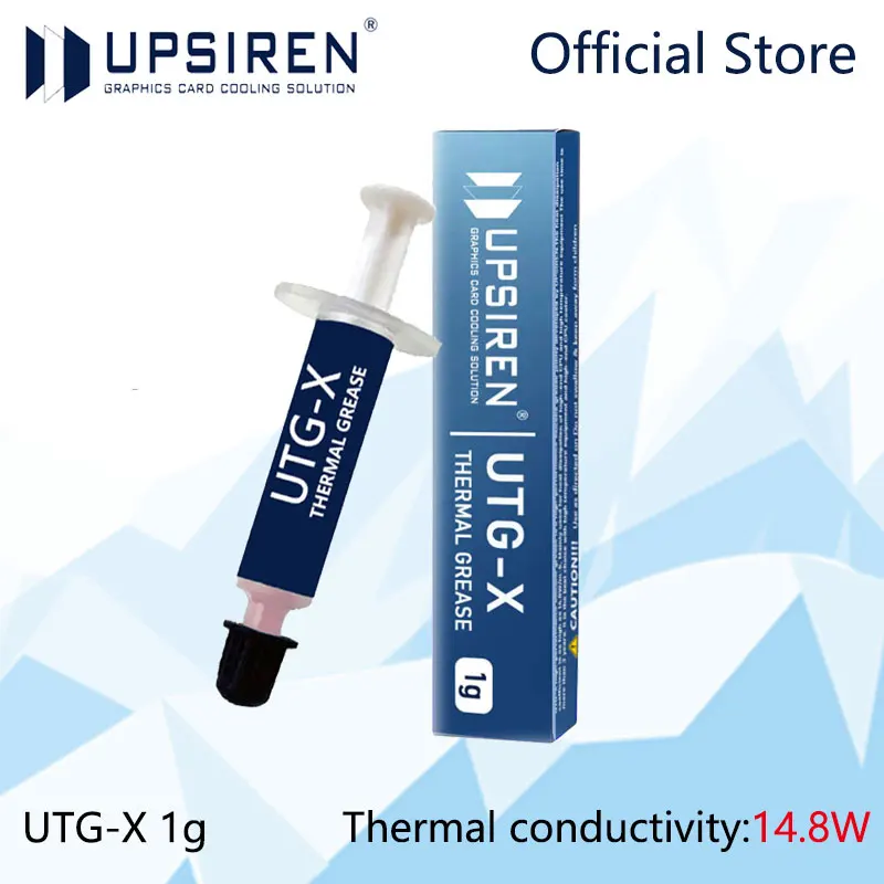 UPSIREN UTG-X 1g Thermal Silicone Grease 14.8w/mk  For PC Desktop Laptop Notebook CPU GPU VGA Card Thermal Conductive Paste