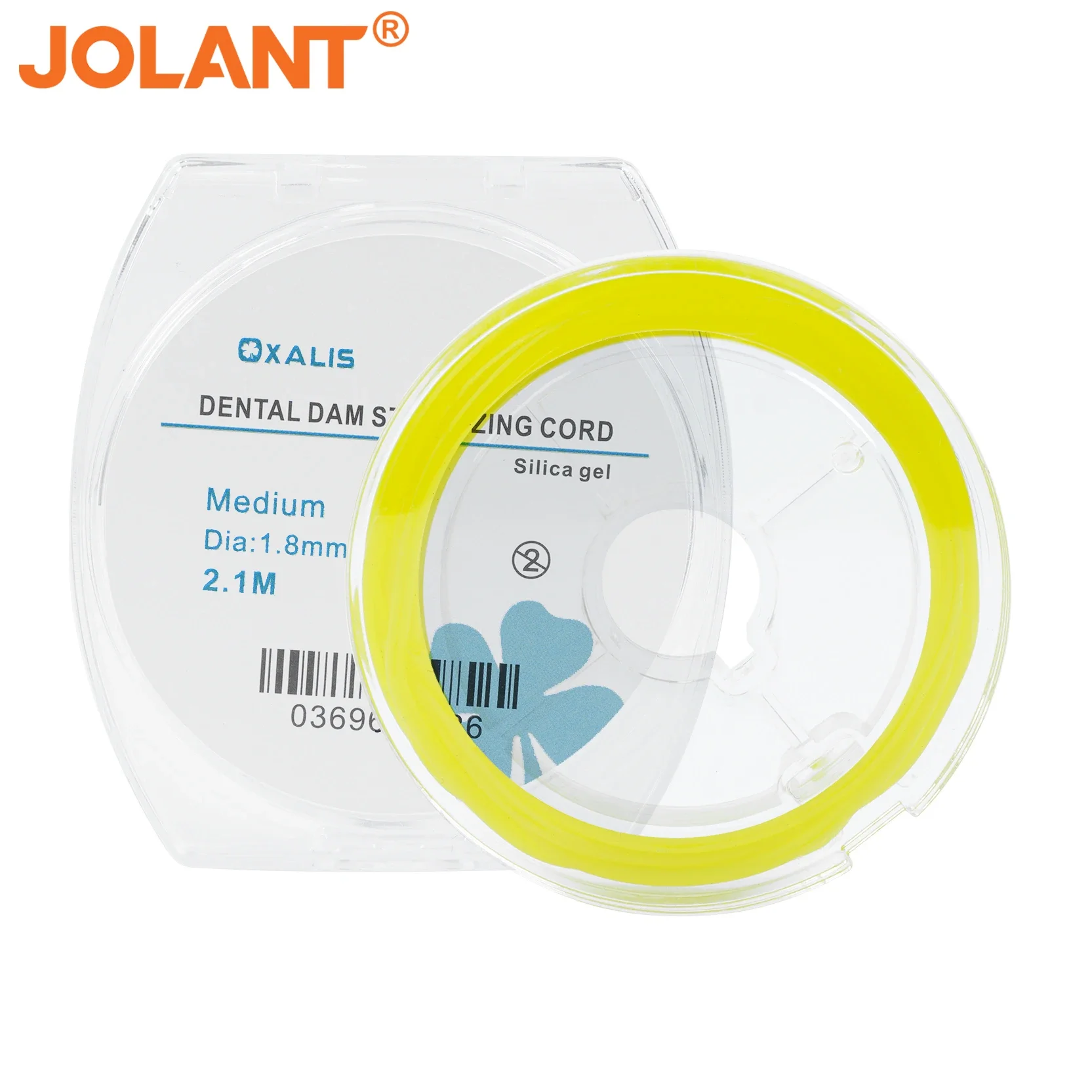 

JOLANT Dental Rubber Dam Stabilizing Cord Length 2.1m Dia 1.8mm Medium Wedges Clamps Sheets Elastic Dental Materials