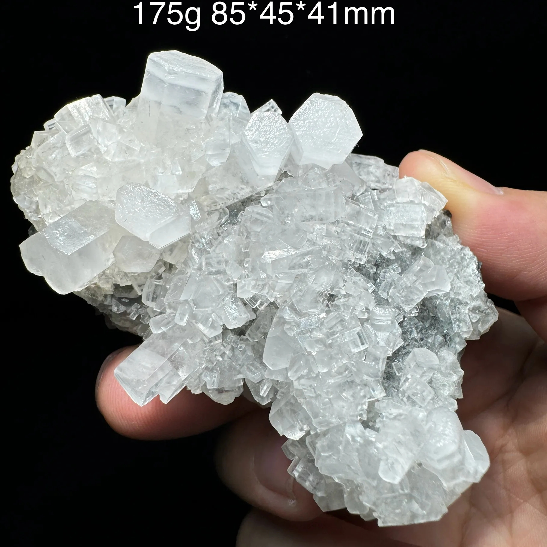 Natural Columnar White Calcite Mineral Specimen (Fluorescent Effect Red) Fluorite Healing Stone Home Decor