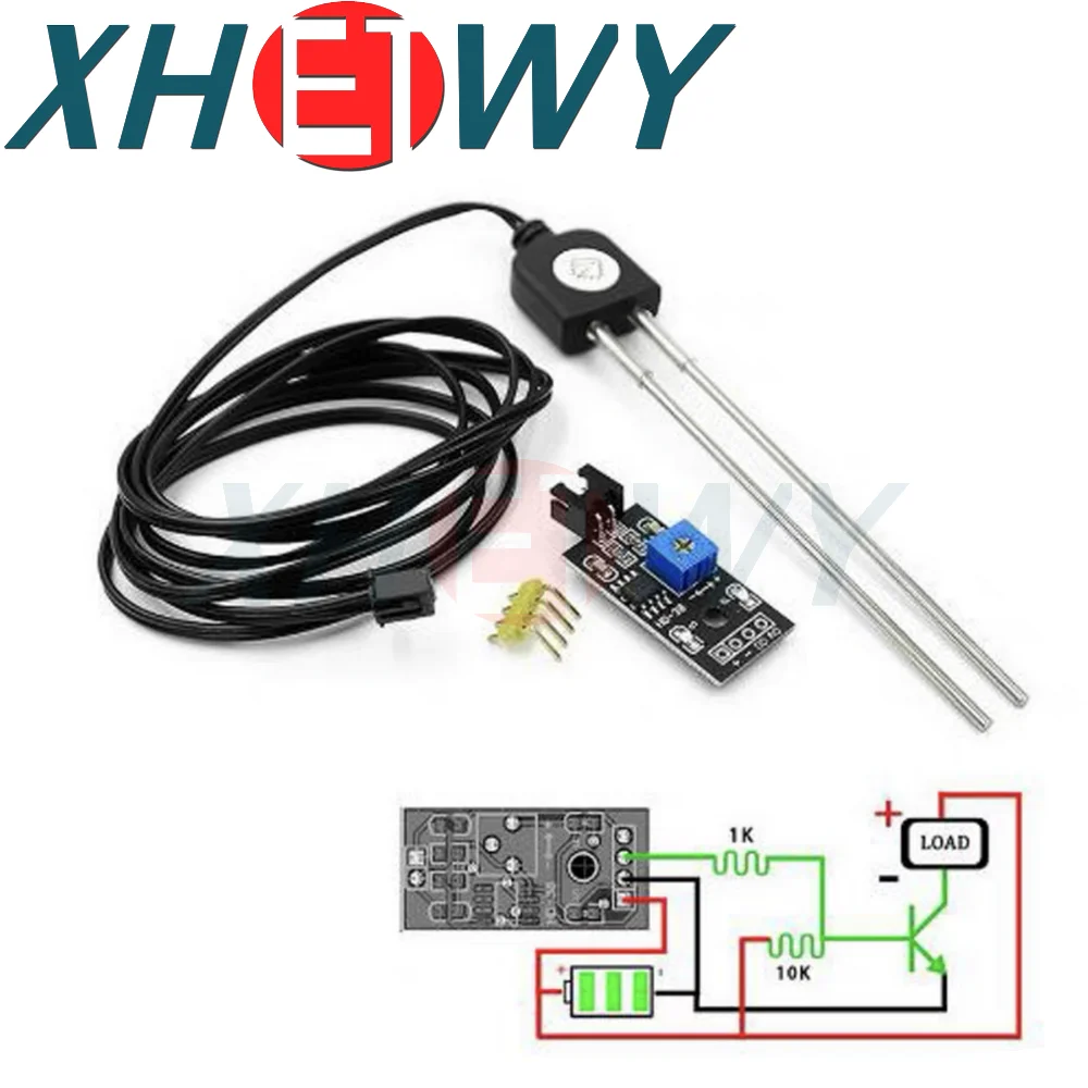 Bodemvochtdetector Module Bodemvochtigheid Sensor Meter Hygrometer Watertester Corrosiebestendigheid Sonde Dc 3.3-12V