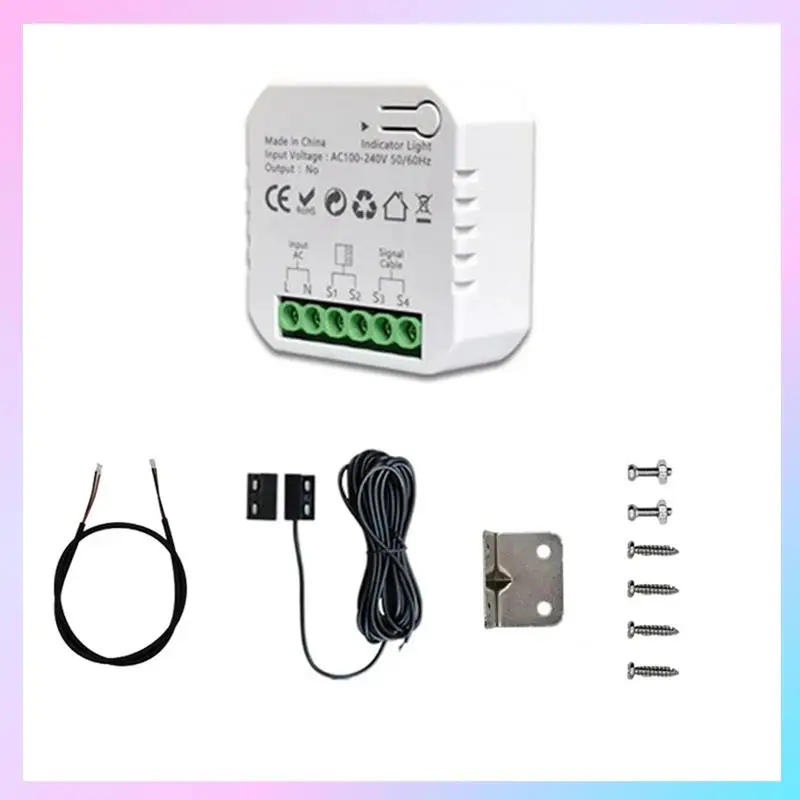 

T23C Tuya Smart Life Wifi Garage Door Opener Controller With Sensor App Remote Control Fit For Alexa Google Home ,UK Plug Durabl