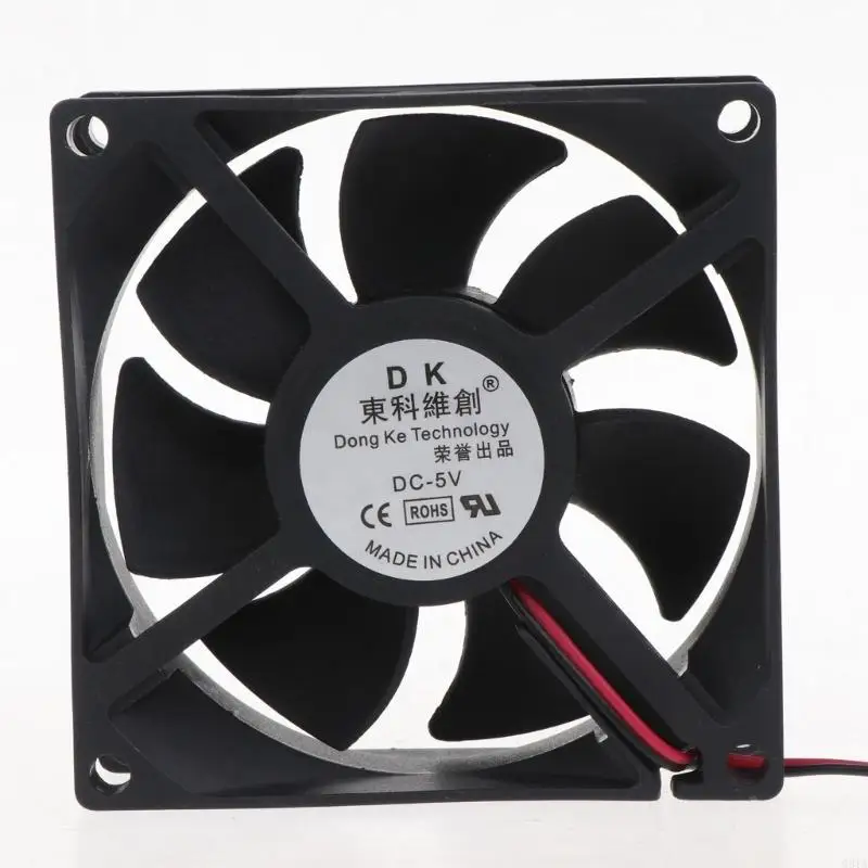 Vòng bi tay áo G8TA 80mm cho Quạt làm mát không chổi than 5V 12V 24V 80x80x25mm XH2.54 2