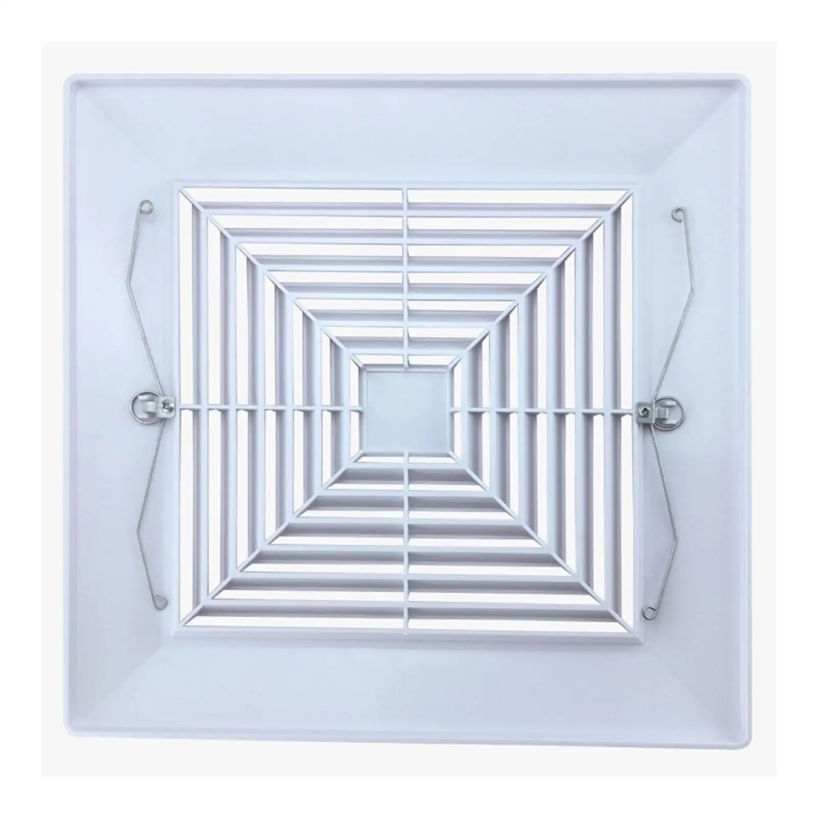 Квадратная крышка вентиляционного отверстия, потолочный воздуховод, вытяжной вентилятор, прочная решетка вытяжного вентилятора для гостиной, офиса, заводов, кухни, ванной комнаты, вентилятор