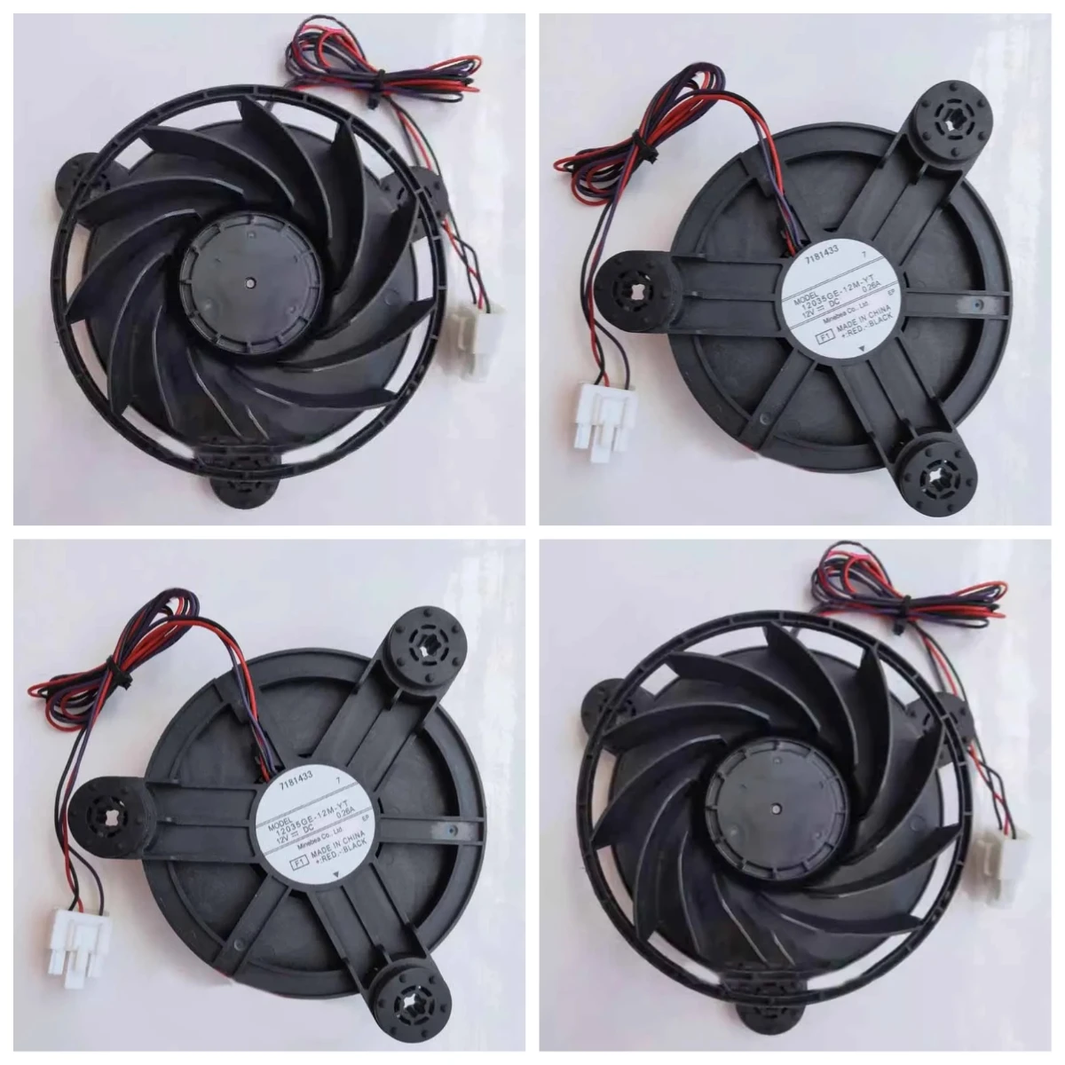 DC12V 0.26A 12038GE-12M-YT For Refrigerator Built-in Cooling Fan SYS0656
