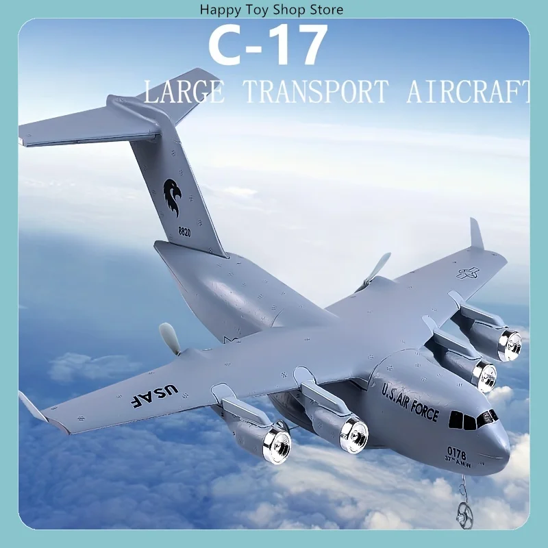 C-17 2.4G Fixed-Wing RC Glider EPP Foam Military Transport Aircraft Model