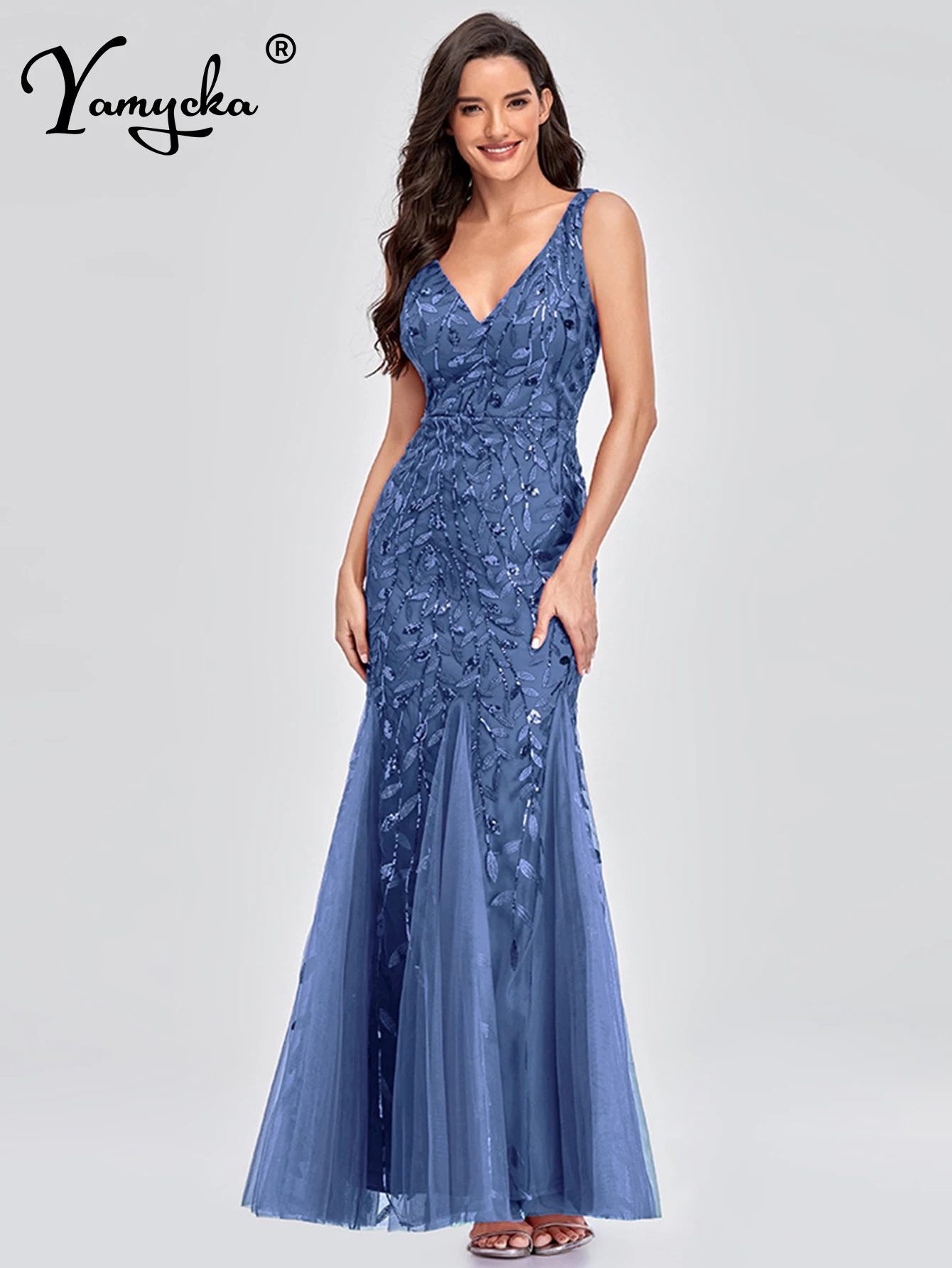 Seksowna sukienka letnia w stylu vintage z cekinami, elegancka sukienka na wesele, luksusowa sukienka wieczorowa bez pleców, długa suknia na bal, vestidos