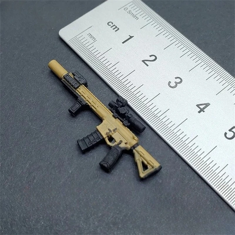

1/50 Scale Mini Soldier Arms 4.5CM L403A1 Rifle KAC KS1 Plastic Model Toys for Action Figure Body