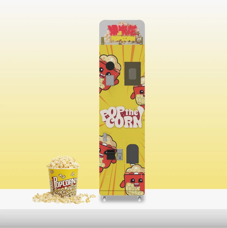 FOODLINE Cinema Hall Popcorn Vending Machine HD Digital Control Large Corn Storage Self Service Retail Unit
