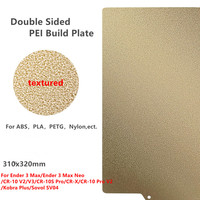 Textured PEI Build Plate 310x320mm Double Sided PEI Spring Steel Sheet for Ender 3 Max/Ender 3 Max Neo/CR-10S Pro/Sovol SV04