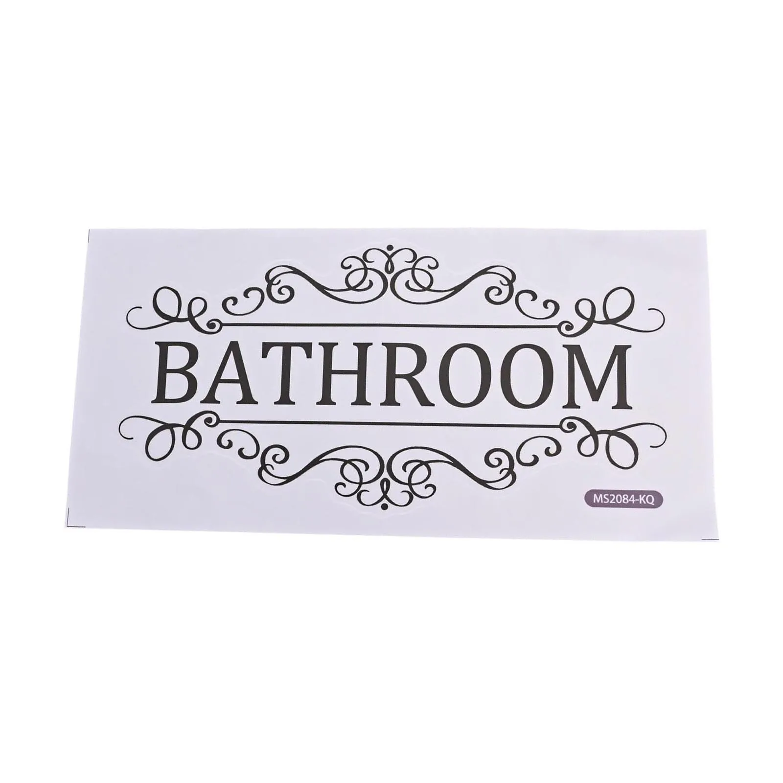 Decorative Sticker Lanel Sticker 30*15cm For Bathroom Toilet For Kindergartens Home High Quality Wall Sticker Bathroom Door Sign