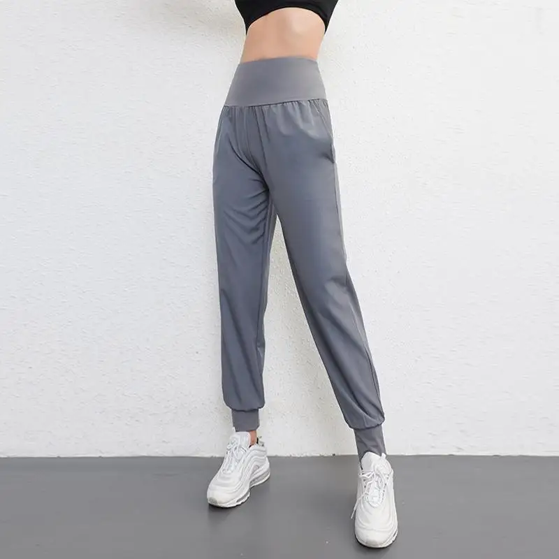 Jogging Sweatpants Women Fitness Running Training Gym Yoga Trousers Elastic Band Waist Foot Loose Casual Sports Pants Sportswear