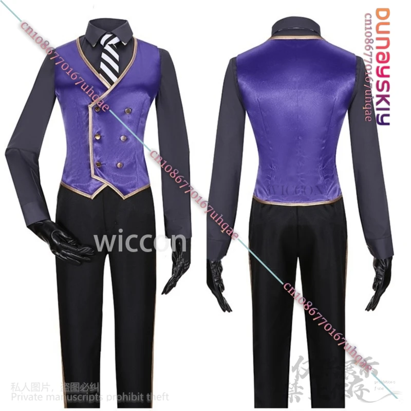 Anime Game Twisted Wonderland Vil Schoenheit Snow Cosplay Costume Woman Man Uniform Suit Wigs For Halloween Christmas Customized