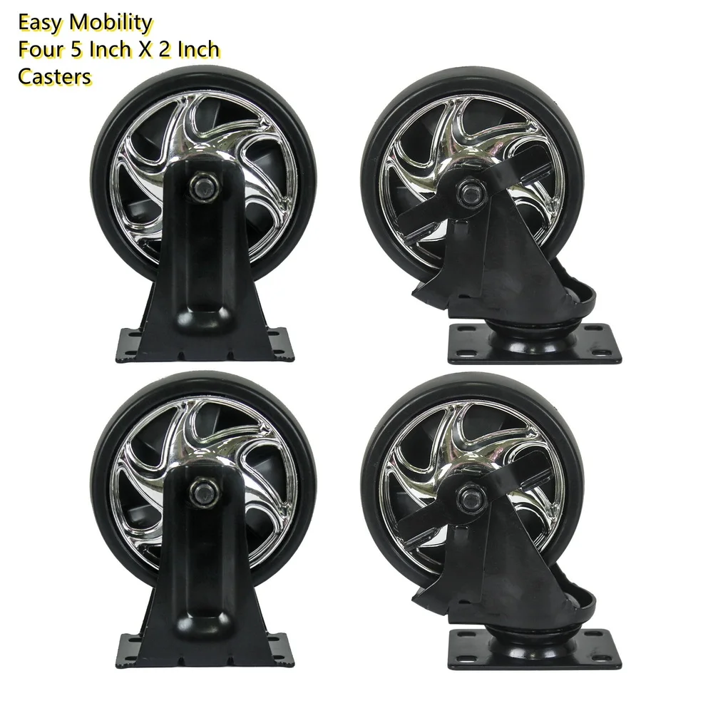 30 Inch Mechanic Tool Cart 700 lb Capacity 4 Drawer Tool Chest Rolling Garage Storage Heavy Duty Steel with Lockable Drawers