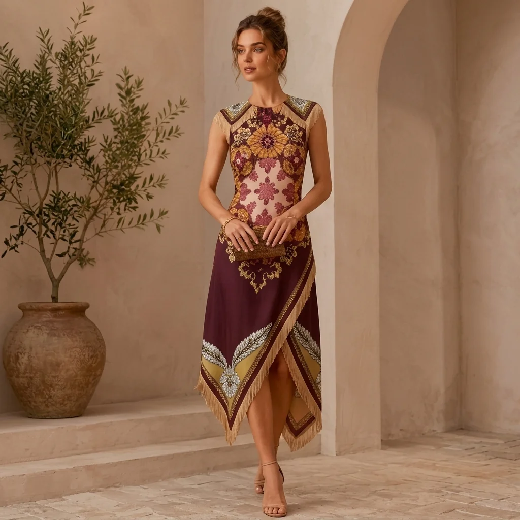 Vestido Midi Bohemio Vintage c - Midi Skirt Floral reseña y precio