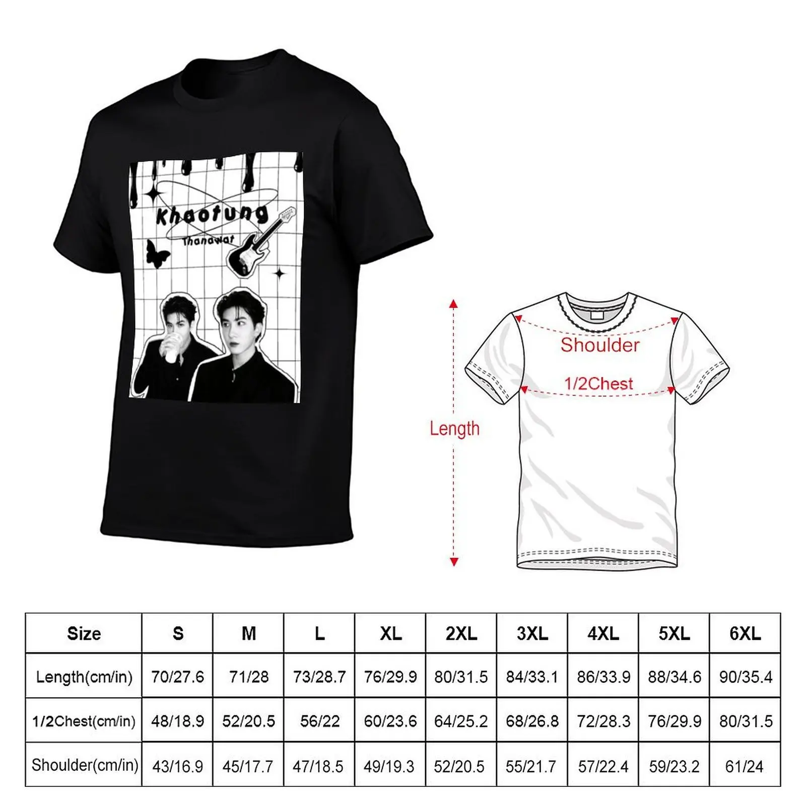 First Khaotung T-Shirt man t shirts for men casual mens graphic t shirts T-Shirt